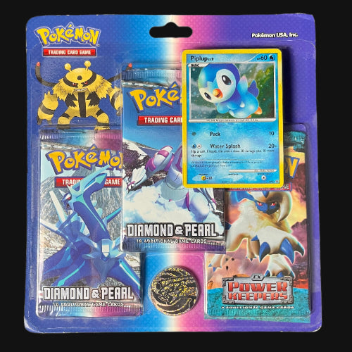 Ex Power Keepers/D&P Base Set 3 Pack Blister - Piplup Promo