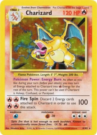 Charizard 4/102 - LP+